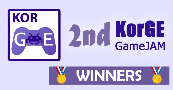 Winners of the 2nd KorGE gamejam & lottery