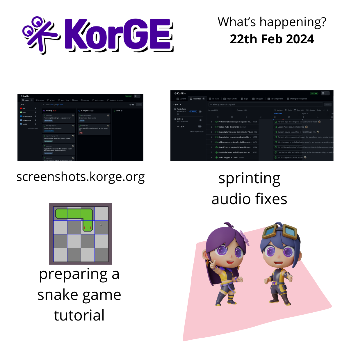 What's happening with KorGE 22th Feb 2024